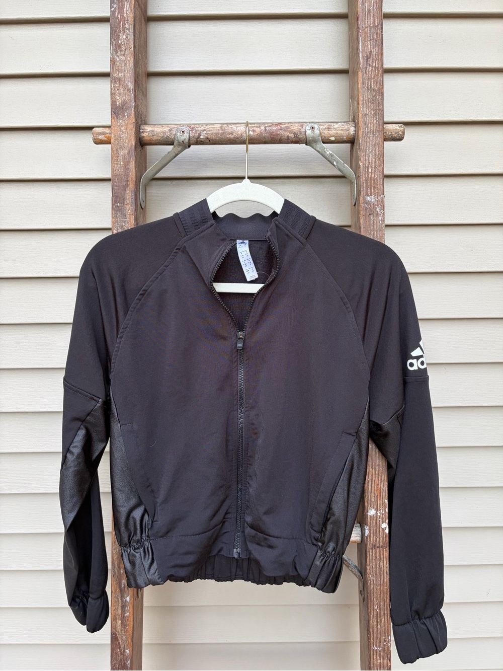 adidas Black Full-Zip Performance Jacket